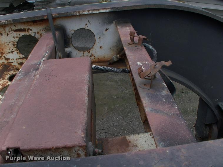 image for item DC7224 1987 Cozad lowboy equipment trailer with booster