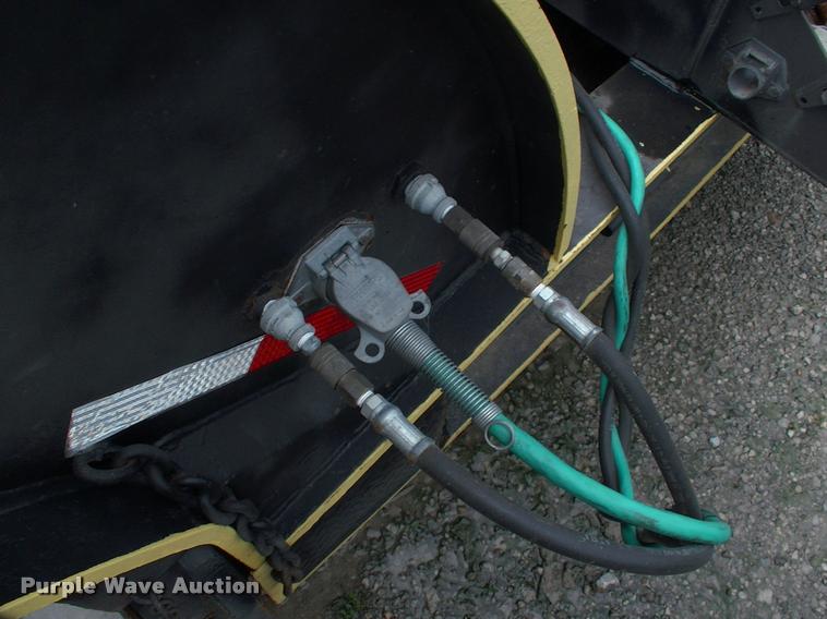 image for item DC7224 1987 Cozad lowboy equipment trailer with booster