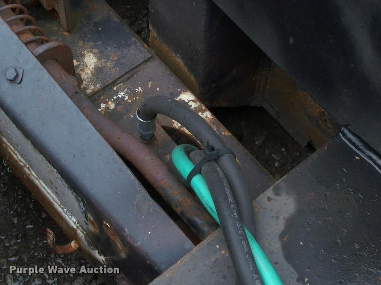 image for item DC7224 1987 Cozad lowboy equipment trailer with booster