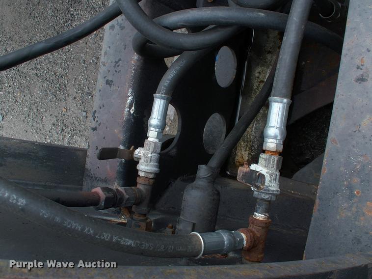 image for item DC7224 1987 Cozad lowboy equipment trailer with booster