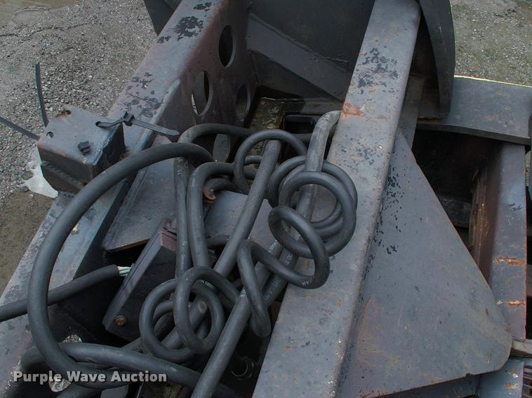 image for item DC7224 1987 Cozad lowboy equipment trailer with booster