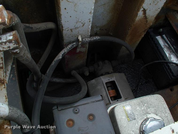 image for item DC7224 1987 Cozad lowboy equipment trailer with booster