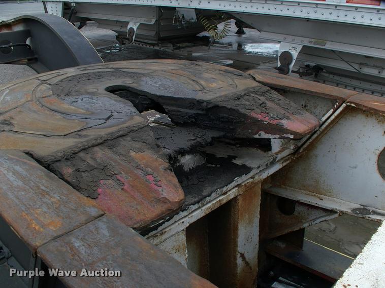 image for item DC7224 1987 Cozad lowboy equipment trailer with booster