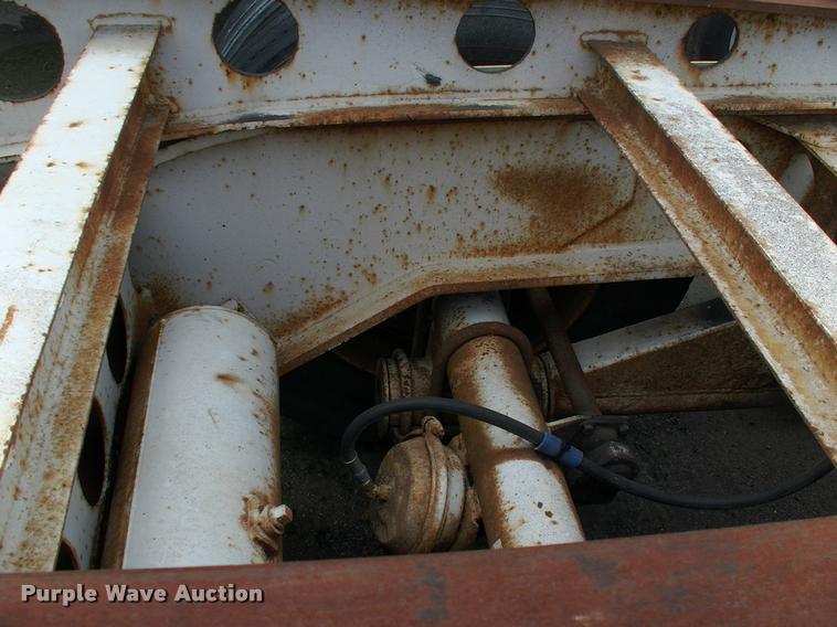 image for item DC7224 1987 Cozad lowboy equipment trailer with booster