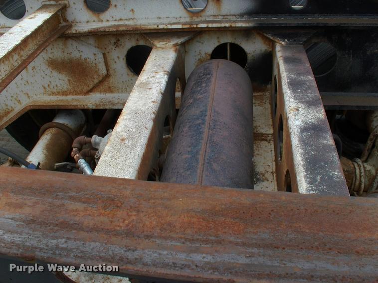 image for item DC7224 1987 Cozad lowboy equipment trailer with booster