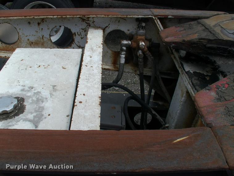 image for item DC7224 1987 Cozad lowboy equipment trailer with booster