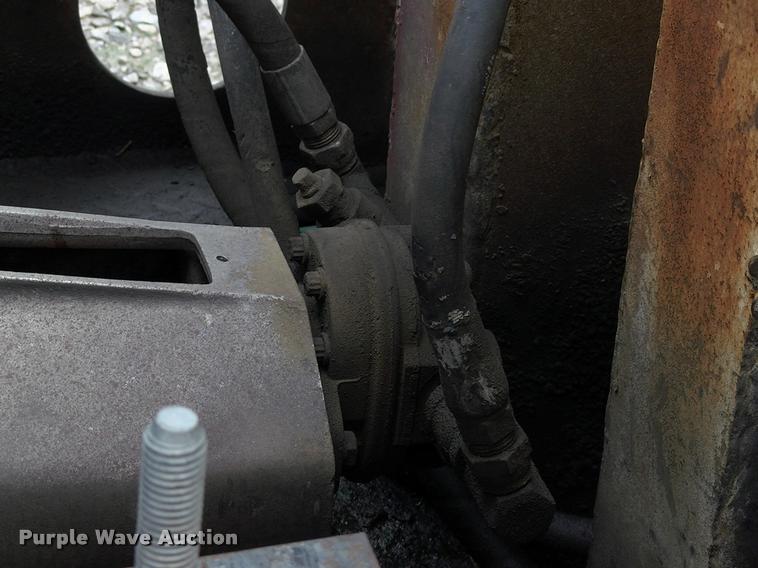 image for item DC7224 1987 Cozad lowboy equipment trailer with booster