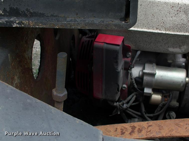 image for item DC7224 1987 Cozad lowboy equipment trailer with booster