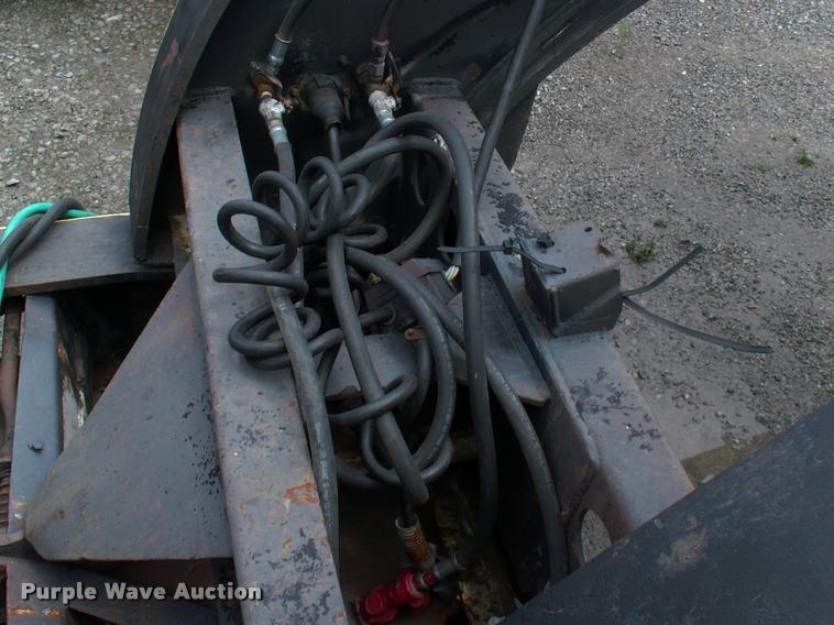 image for item DC7224 1987 Cozad lowboy equipment trailer with booster