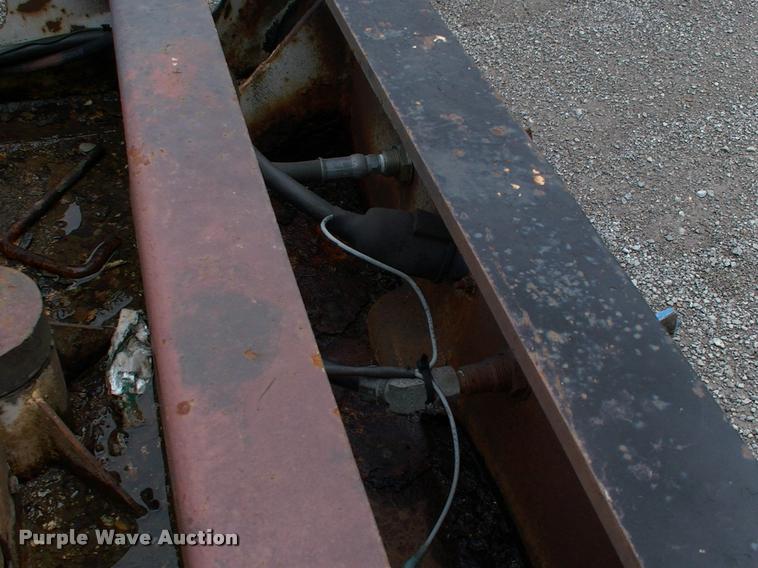 image for item DC7224 1987 Cozad lowboy equipment trailer with booster