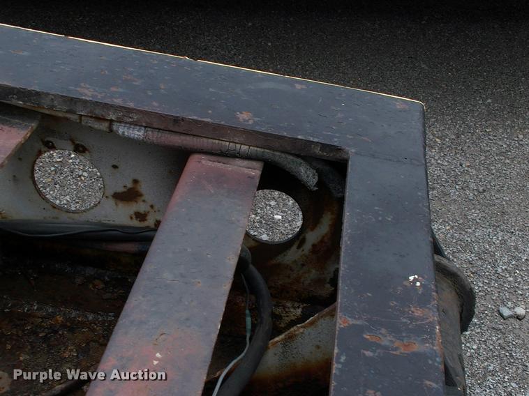 image for item DC7224 1987 Cozad lowboy equipment trailer with booster