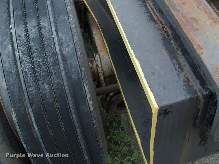 image for item DC7224 1987 Cozad lowboy equipment trailer with booster