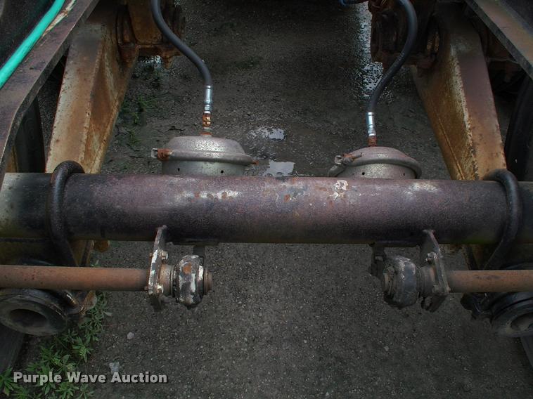 image for item DC7224 1987 Cozad lowboy equipment trailer with booster