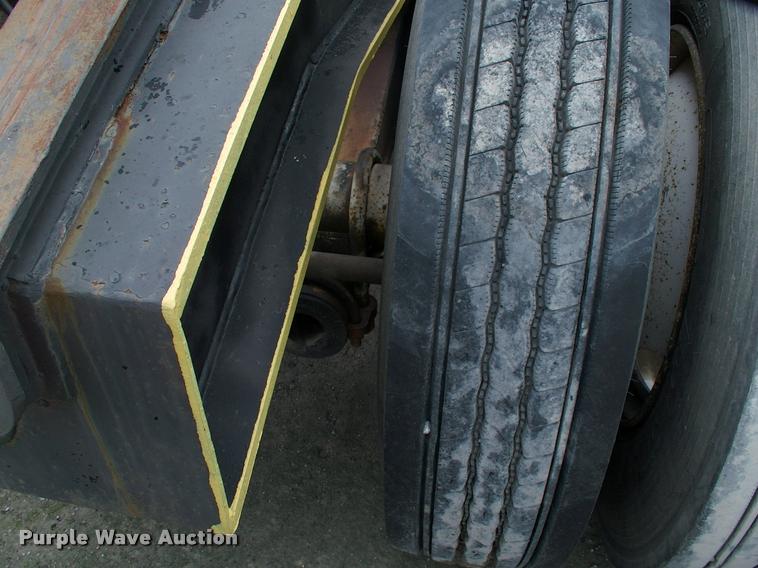 image for item DC7224 1987 Cozad lowboy equipment trailer with booster