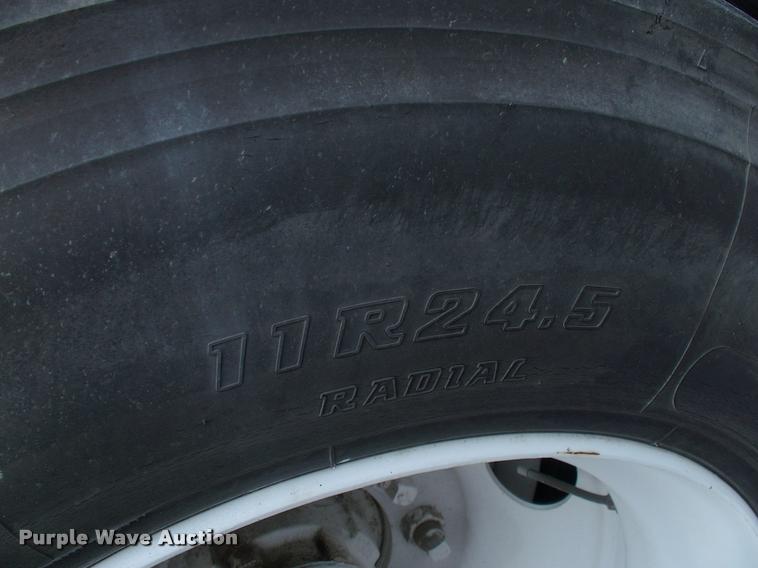 image for item DC7224 1987 Cozad lowboy equipment trailer with booster