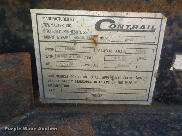 image for item DD9430 1997 Contrail C-10 equipment trailer