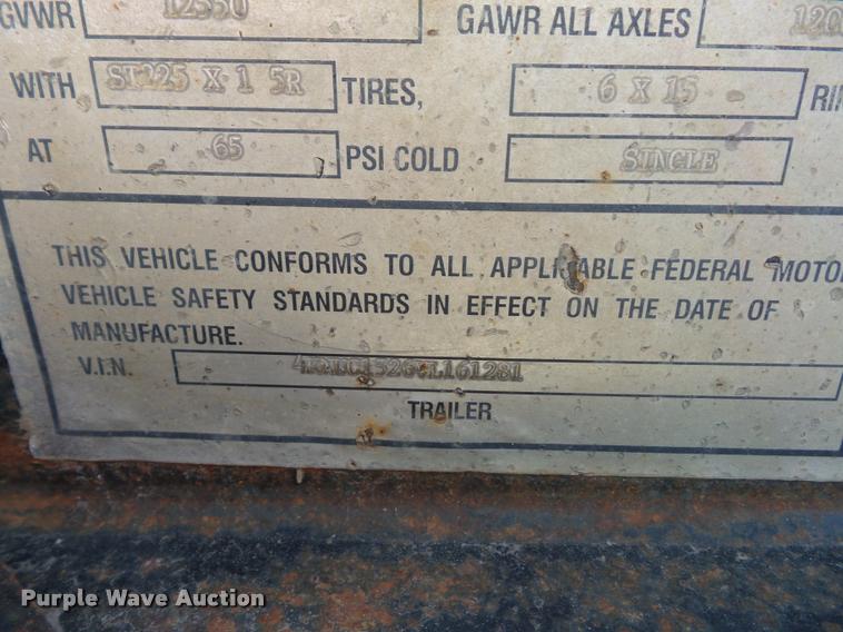 image for item DD9430 1997 Contrail C-10 equipment trailer