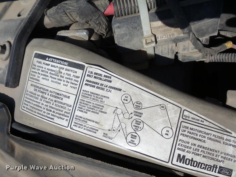 image for item DD9473 2000 Ford F250 Super Duty SuperCab pickup truck