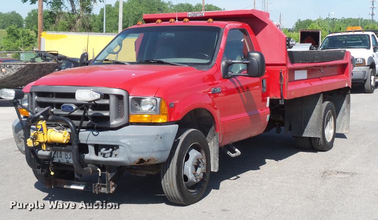 image for item DD9474 2000 Ford F450 Super Duty dump truck