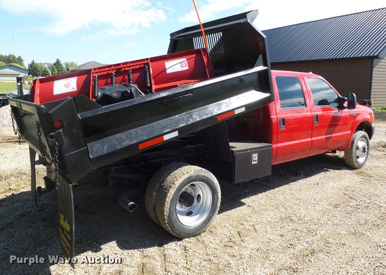 image for item DH9650 1999 Ford F550 Super Duty Crew Cab dump truck