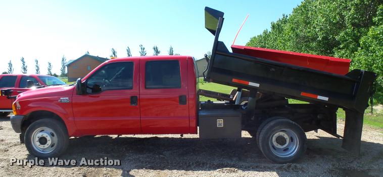 image for item DH9650 1999 Ford F550 Super Duty Crew Cab dump truck
