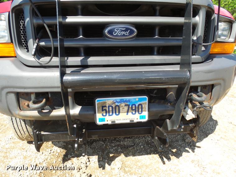 image for item DH9650 1999 Ford F550 Super Duty Crew Cab dump truck