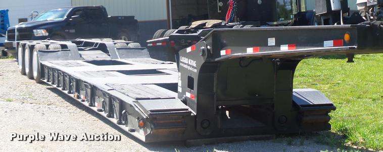image for item DJ9517 2007 Load King lowboy equipment trailer
