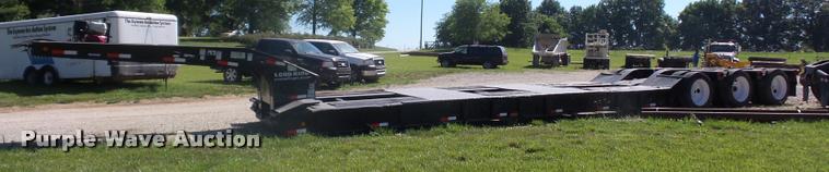 image for item DJ9517 2007 Load King lowboy equipment trailer