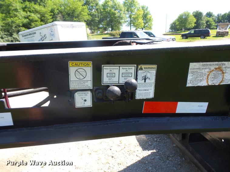 image for item DJ9517 2007 Load King lowboy equipment trailer
