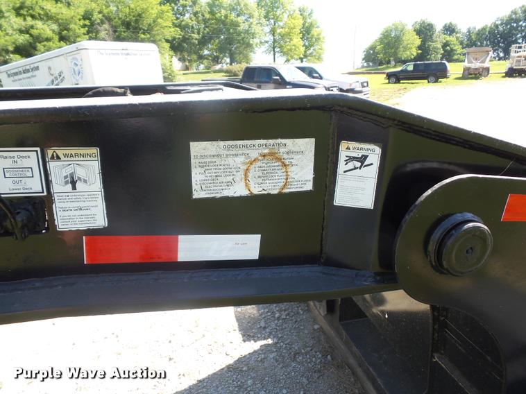 image for item DJ9517 2007 Load King lowboy equipment trailer