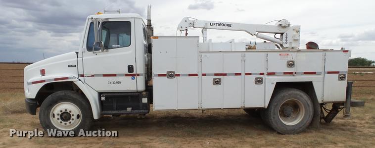 image for item DL9108 2003 Freightliner FL70 service truck with crane