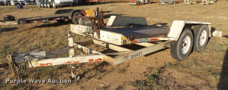 image for item DL9118 1999 Trail Max tilt deck equipment trailer