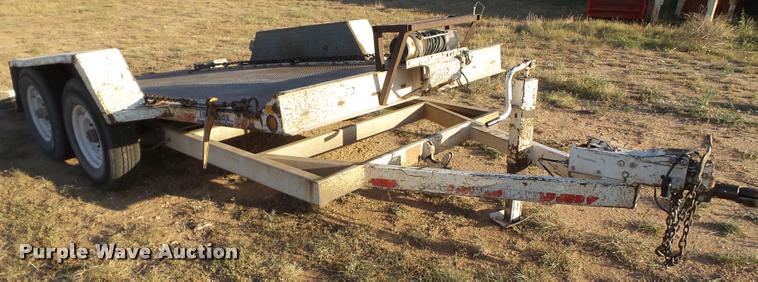 image for item DL9118 1999 Trail Max tilt deck equipment trailer