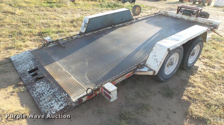 image for item DL9118 1999 Trail Max tilt deck equipment trailer