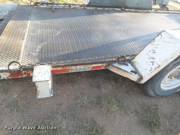 image for item DL9118 1999 Trail Max tilt deck equipment trailer
