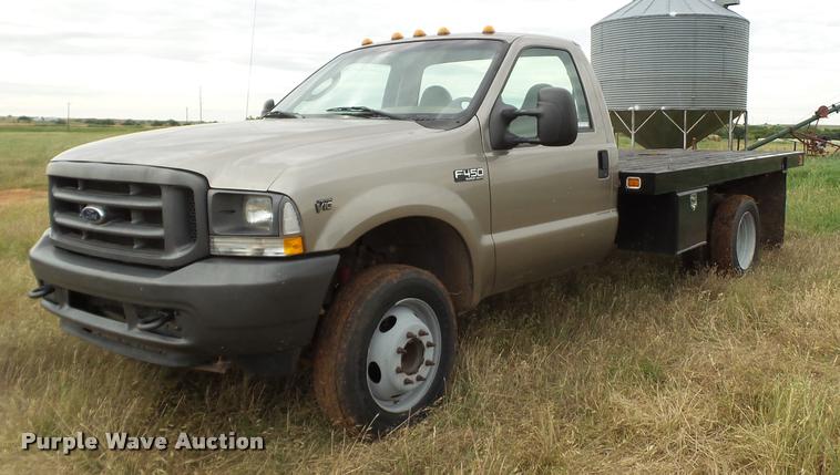 image for item DL9143 2004 Ford F450 Super Duty flatbed truck