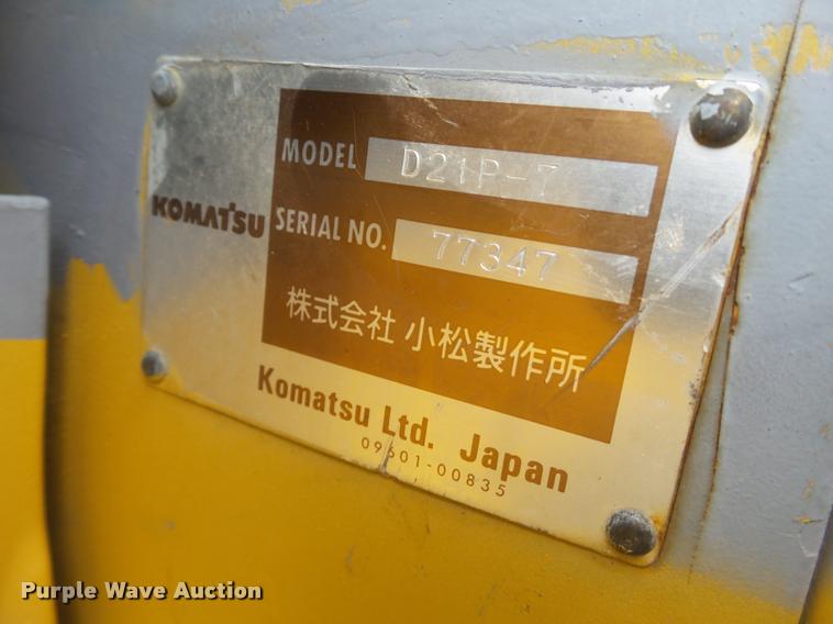 image for item DL9146 Komatsu D21P-7 dozer