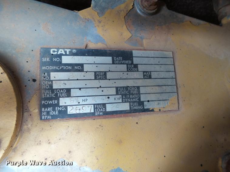 image for item DL9147 1987 Caterpillar 931B track loader