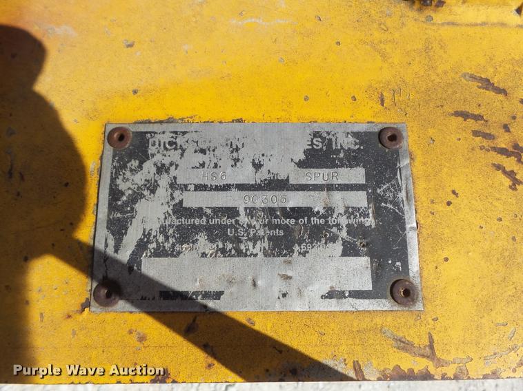 image for item K7617 1989 Dickson Turbo Blast 4000 Series 1B road surface grinder/blaster