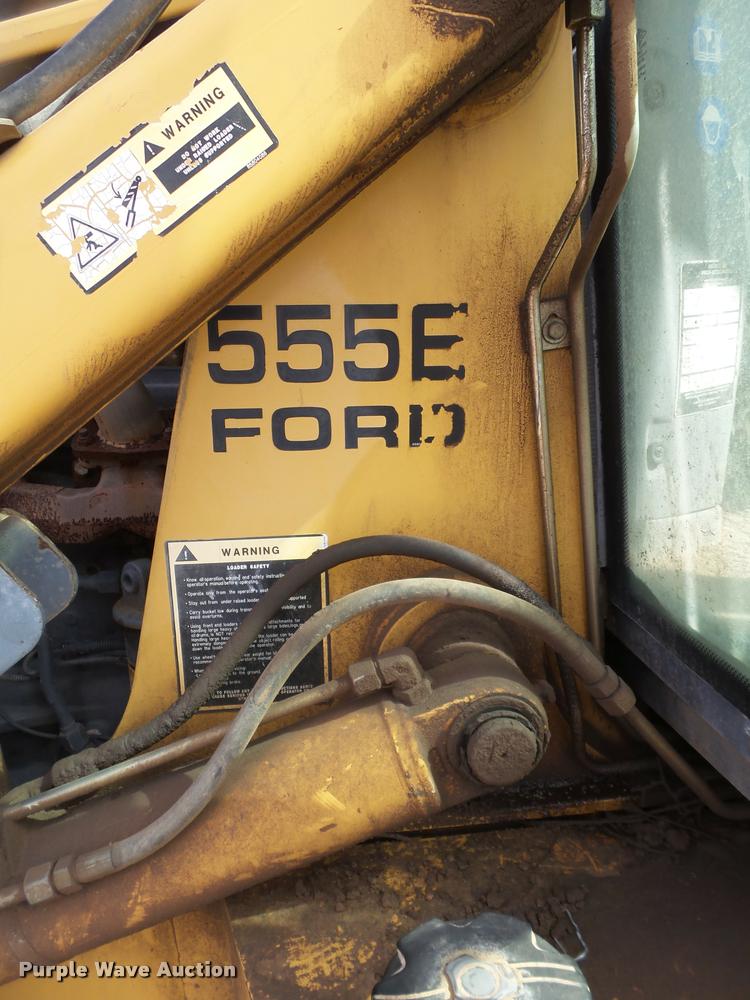 image for item L1519 Ford 555E backhoe