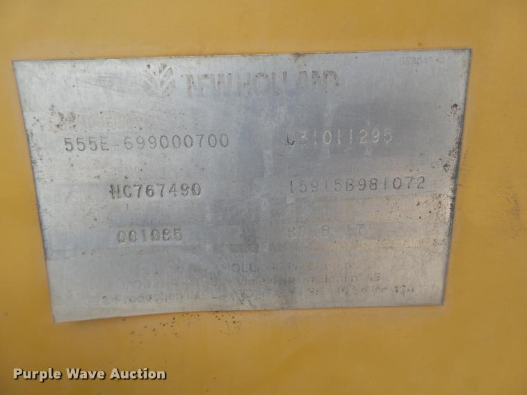 image for item L1519 Ford 555E backhoe