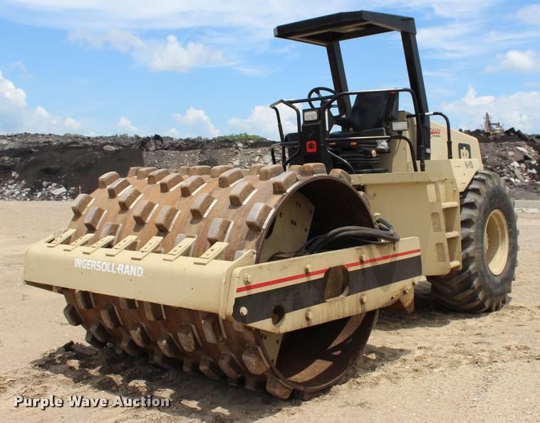 image for item L1968 1995 Ingersoll Rand SD100F Propac single drum vibratory roller