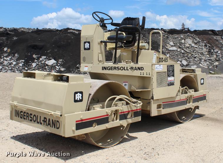 image for item L1969 1994 Ingersoll Rand DD65 double drum vibratory roller