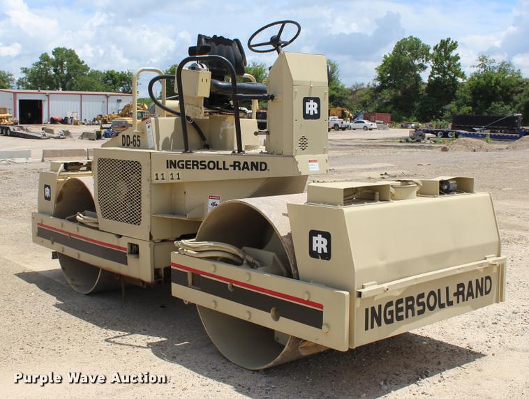 image for item L1969 1994 Ingersoll Rand DD65 double drum vibratory roller