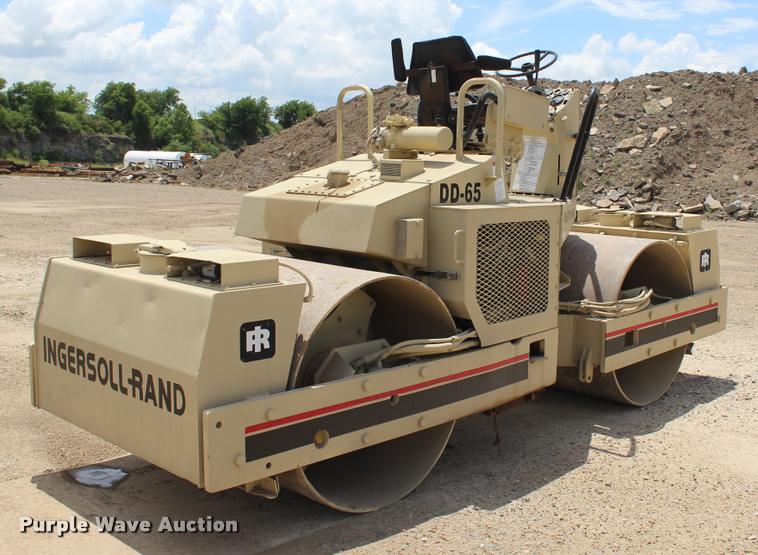 image for item L1969 1994 Ingersoll Rand DD65 double drum vibratory roller
