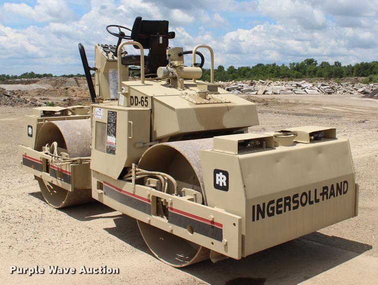 image for item L1969 1994 Ingersoll Rand DD65 double drum vibratory roller
