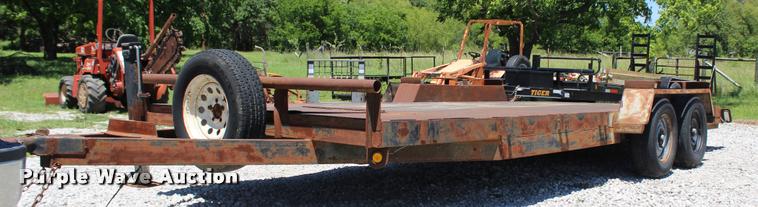 image for item L1975 Shop built utility trailer