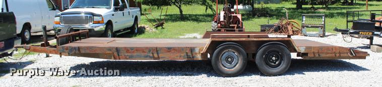 image for item L1975 Shop built utility trailer