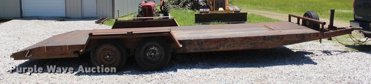 image for item L1975 Shop built utility trailer