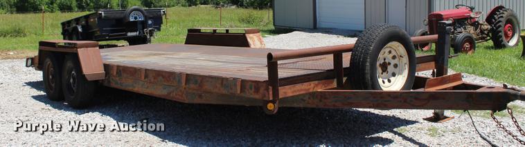 image for item L1975 Shop built utility trailer